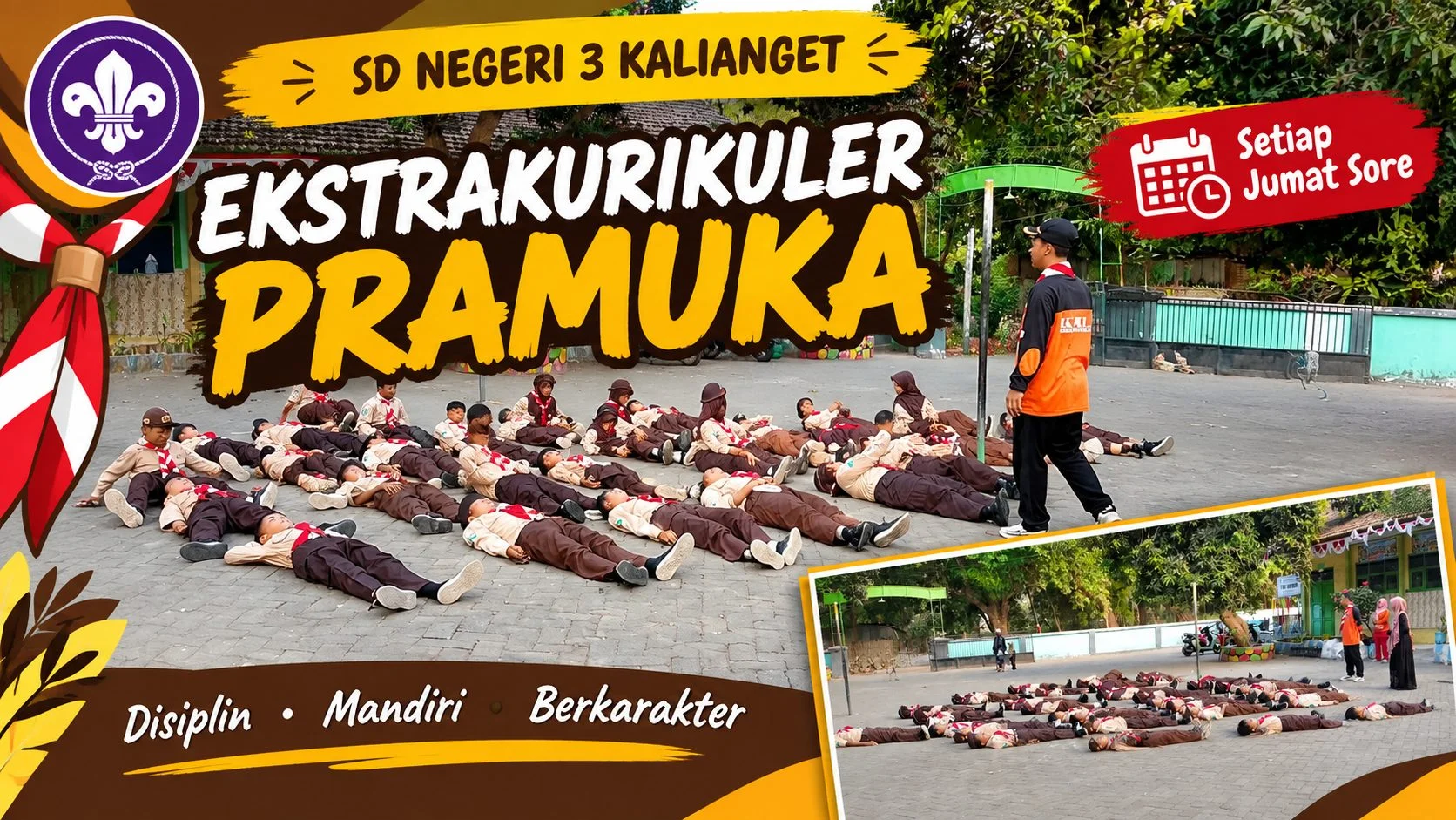 EKSKUL PRAMUKA SD NEGERI 3 KALIANGET